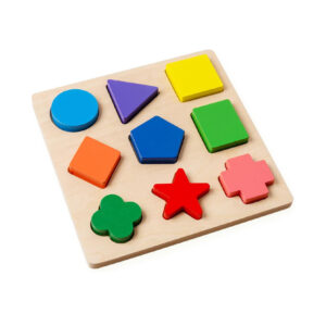 Preschool Colorful Wooden Shape Puzzle