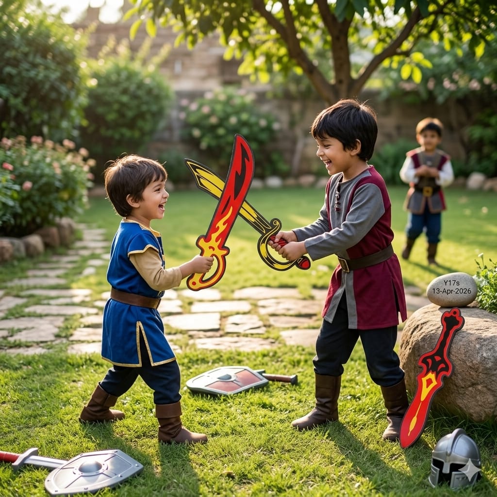 Foaming Toy Swords Pack of 3 - Image 2